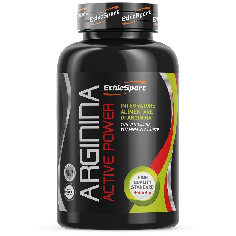 Ethicsport Arginina Active Power per Metabolismo Energetico 90 Compresse