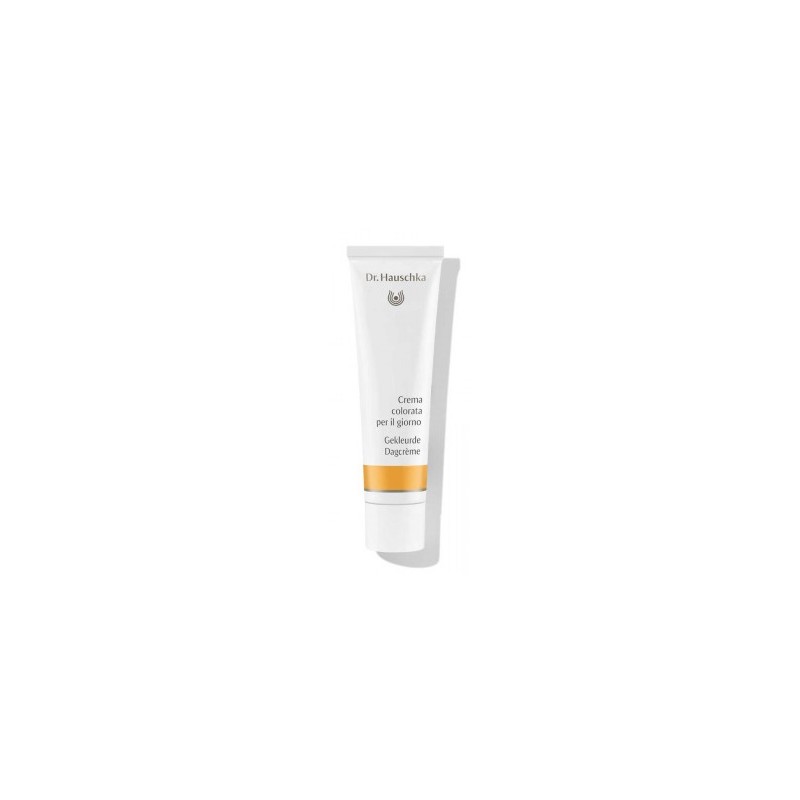 Una confezione di Dr Hauschka Crema Colorata Giorno per Pelle Secca e Sensibile Chestnut 30ml