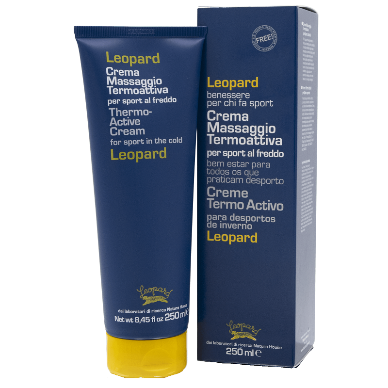Leopard Crema Massaggio Termoattiva per Muscoli 250ml Leopard Crema Massaggio Termoattiva per Muscoli 250ml