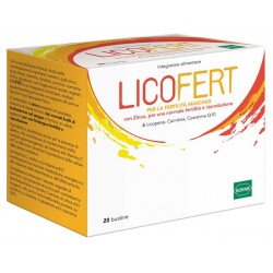 Licofert Integratore Fertilità Maschile 20 Bustine Licofert Integratore Fertilità Maschile 20 Bustine
