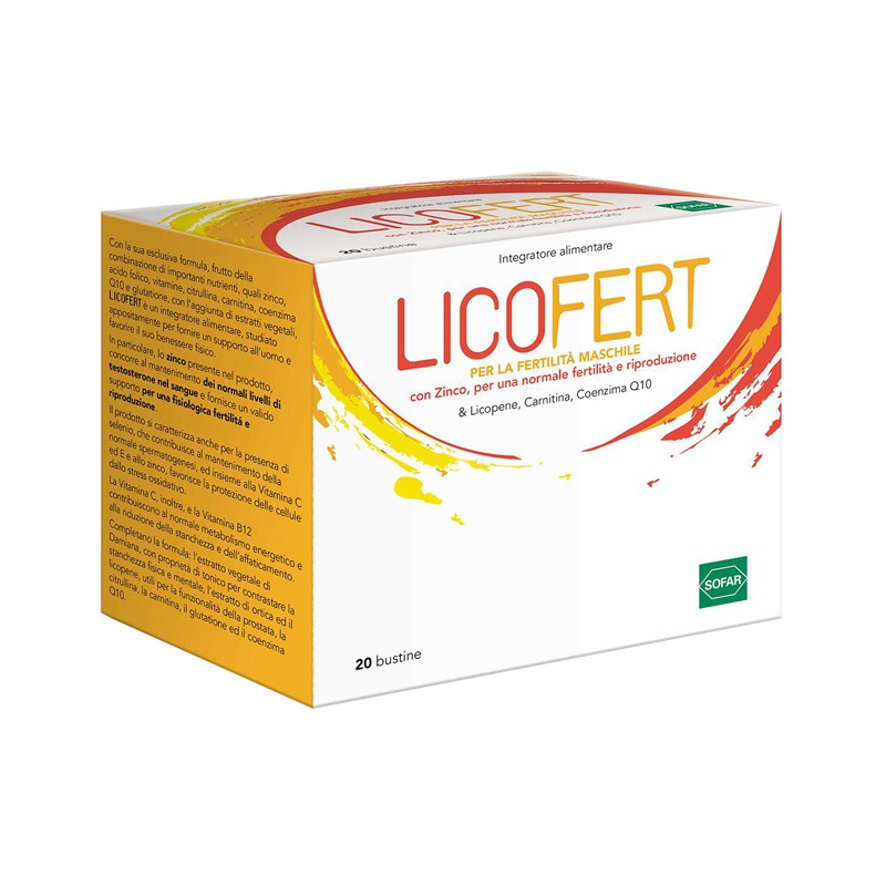 Licofert Integratore Fertilità Maschile 20 Bustine