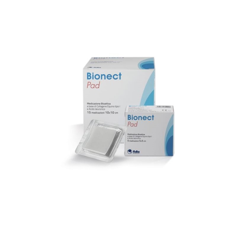 Bionect Pad per Guarigione Ferite 5 x 5 cm