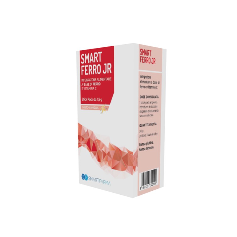 Smart Ferro Jr per Bambini 20 Stick Pack Smart Ferro Jr per Bambini 20 Stick Pack