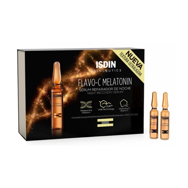 Isdinceutics Flavo C Melatonin Siero Viso Notturno 30 Fiale Isdinceutics Flavo C Melatonin Siero Viso Notturno 30 Fiale