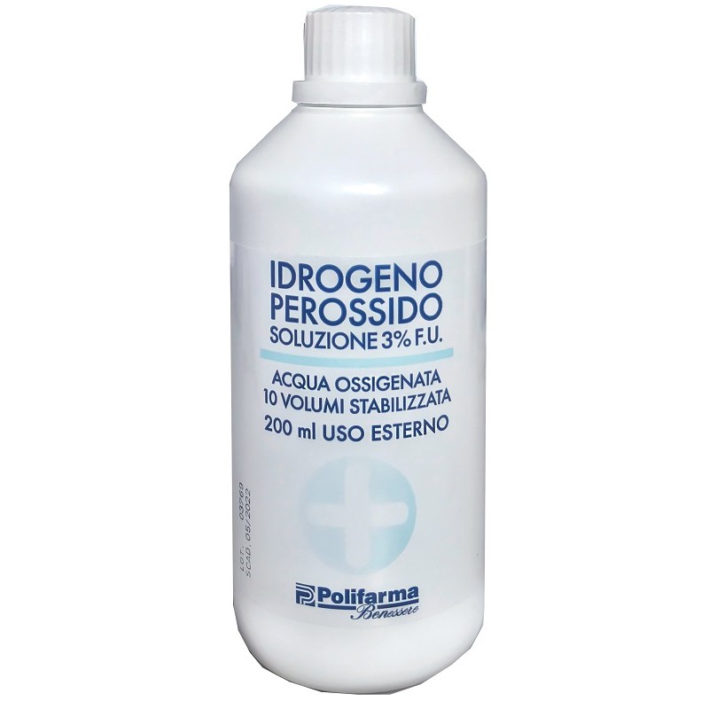 Perossido Idrogeno 3% per Disinfezione 200ml Perossido Idrogeno 3% per Disinfezione 200ml