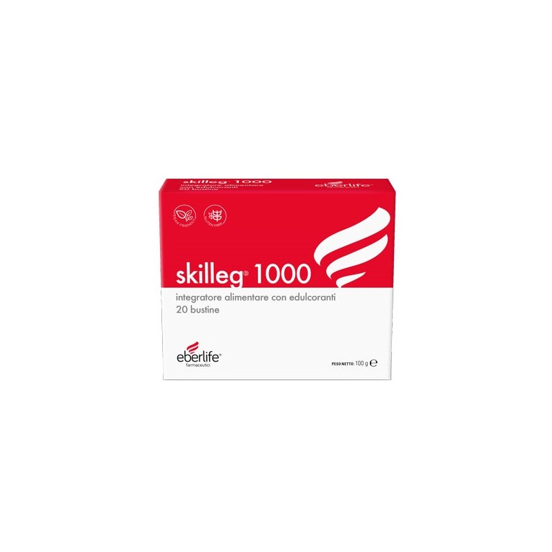 Formato di Skilleg 1000 Integratore per Gambe Stanche e Problemi di Circolazione 20 Bustine
