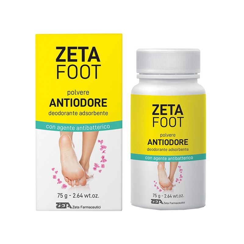 Zetafoot Polvere Antiodore 75 G per Piedi 75 G Zetafoot Polvere Antiodore 75 G per Piedi 75 G