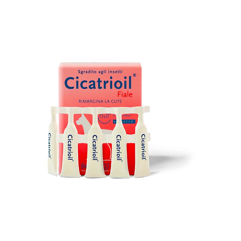 Cicatrioil Fiale per Rigenerazione e Riparazione Ferite 5 Flaconi da 5ml