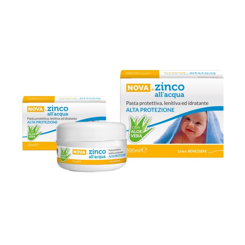 Nova Zinco All'acqua per Protezione e Idratazione 200ml Nova Zinco All'acqua per Protezione e Idratazione 200ml