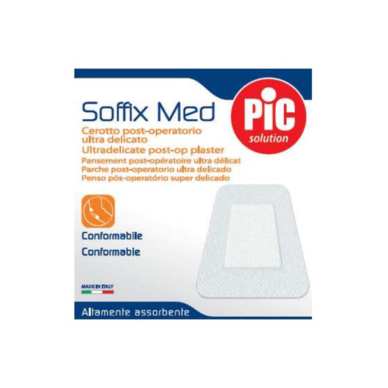 Cerotto In Tnt Adesivo Pic Soffix Med per Medicazioni Post-Operatorie 1 Pezzo Cerotto In Tnt Adesivo Pic Soffix Med per Medicazioni Post-Operatorie 1 Pezzo