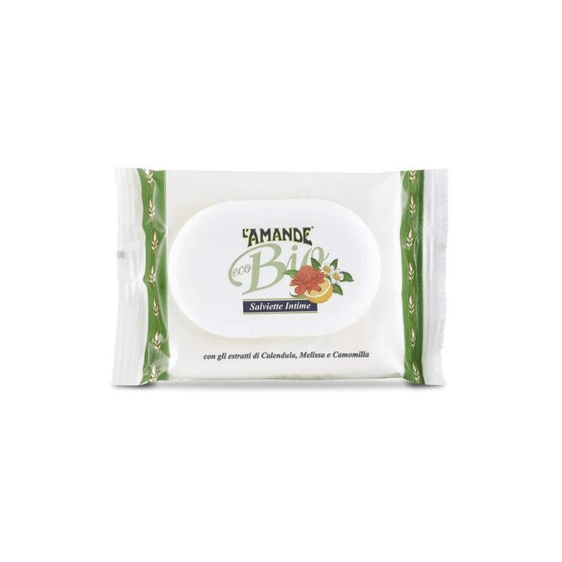Salviette Igiene Intima con Calendula e Camomilla 20 pezzi Salviette Igiene Intima con Calendula e Camomilla 20 pezzi