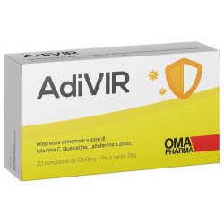 Adivir 20 Compresse Integratore Difese Immunitarie 20 Compresse Adivir 20 Compresse Integratore Difese Immunitarie 20 Compresse