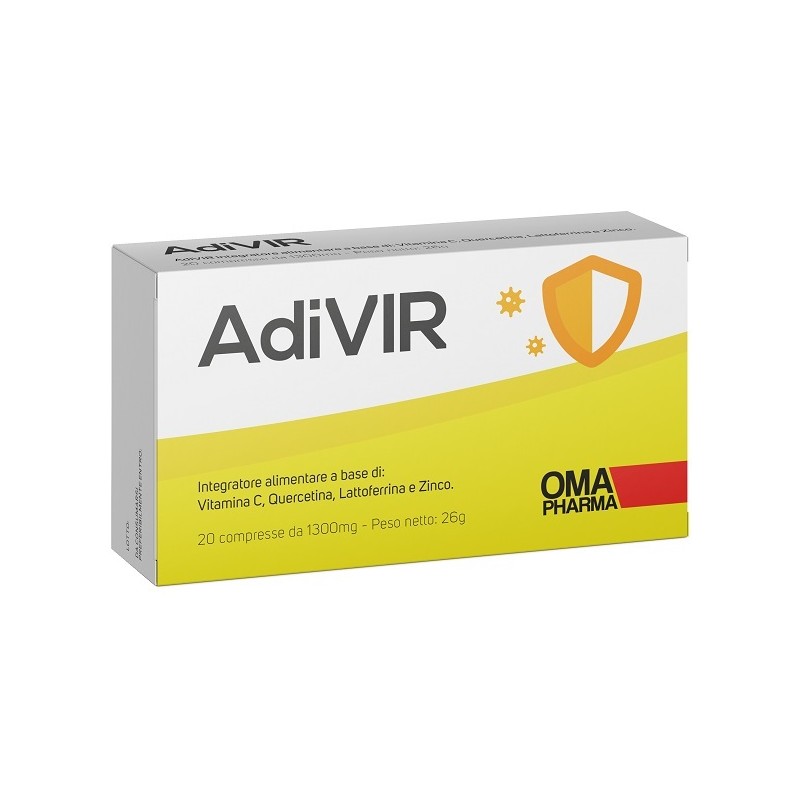 Adivir 20 Compresse Integratore Difese Immunitarie 20 Compresse Adivir 20 Compresse Integratore Difese Immunitarie 20 Compresse
