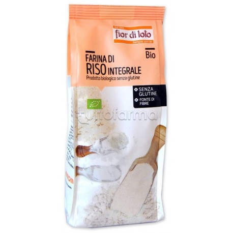 Fior di Loto Farina di Riso Integrale Bio Senza Glutine 375 g Fior di Loto Farina di Riso Integrale Bio Senza Glutine 375 g