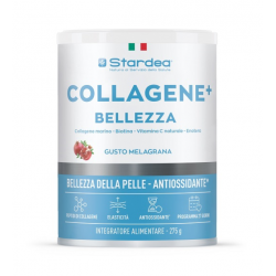 barattolo di Stardea Collagene+ Bellezza Integratore per la Pelle Polvere 275 gr Gusto Melagrana barattolo di Stardea Collagene+ Bellezza Integratore per la Pelle Polvere 275 gr Gusto Melagrana