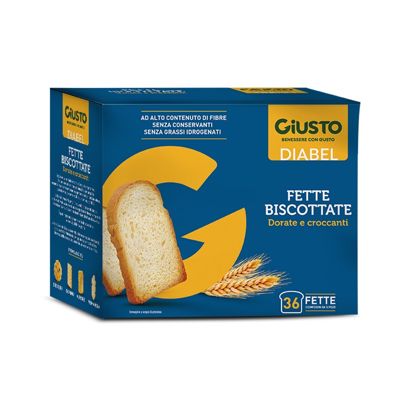 DIABEL Fette Biscottate per Colazione 300 g DIABEL Fette Biscottate per Colazione 300 g