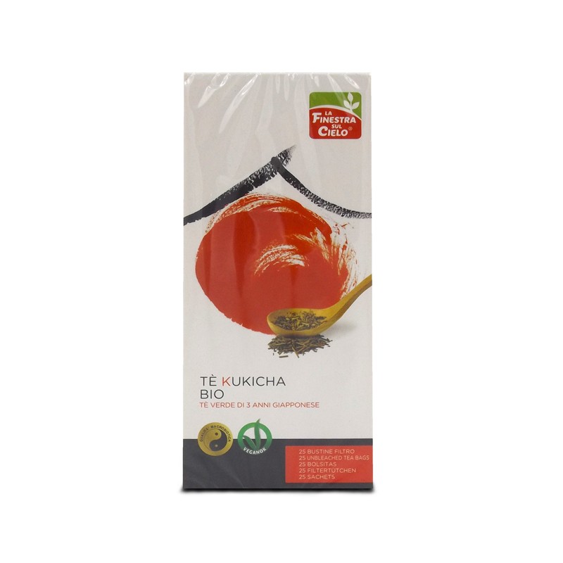 TÈ KUKICHA BIO per Riduzione Teina 25 Bustine Filtro 42 g TÈ KUKICHA BIO per Riduzione Teina 25 Bustine Filtro 42 g