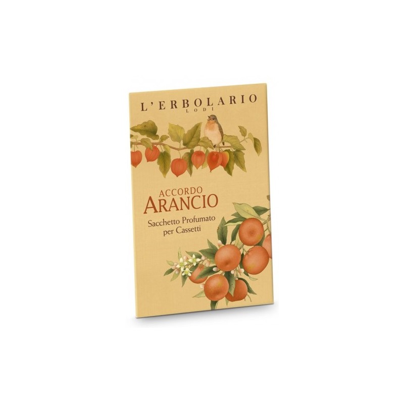 L'Erbolario Accordo Arancio Sacchetto Profumato per Cassetti e Armadi 1 Sacchetto L'Erbolario Accordo Arancio Sacchetto Profumato per Cassetti e Armadi 1 Sacchetto