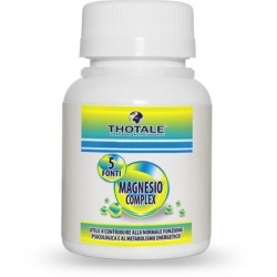 Confezione esterna di Thotale Magnesio Complex 60 Capsule Confezione esterna di Thotale Magnesio Complex 60 Capsule
