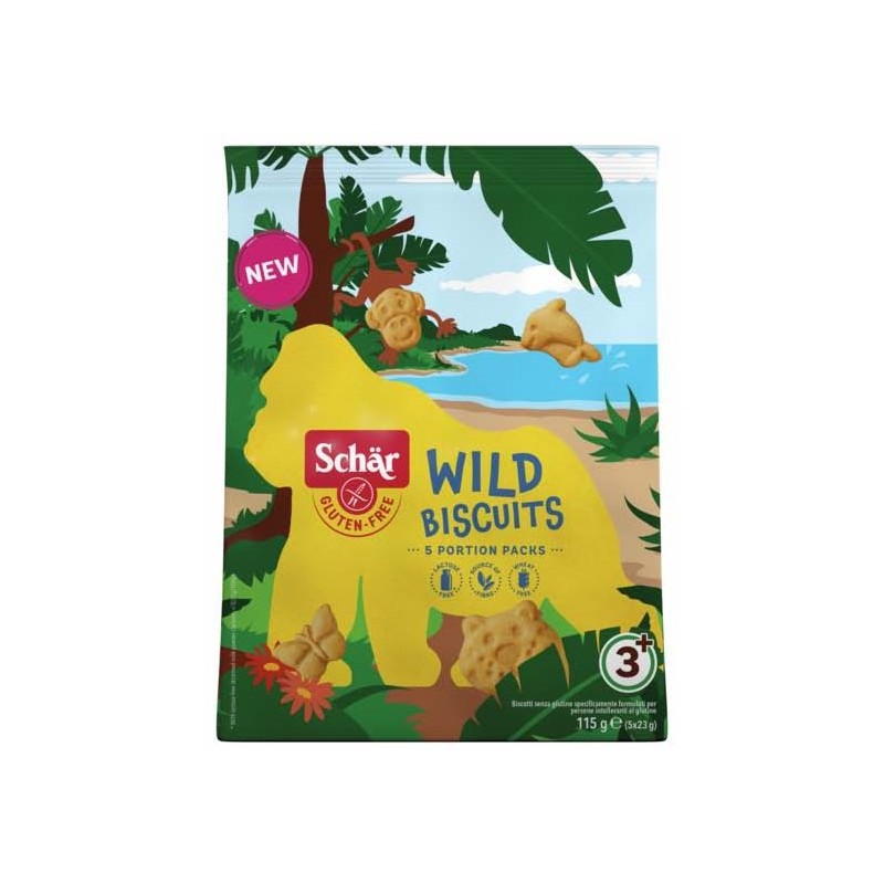 Schar Wild Biscuits per Intolleranze 115g Schar Wild Biscuits per Intolleranze 115g