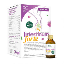 Salugea Intestinum Forte Integratore Naturale per la Motilità Intestinale 18 Flaconcini