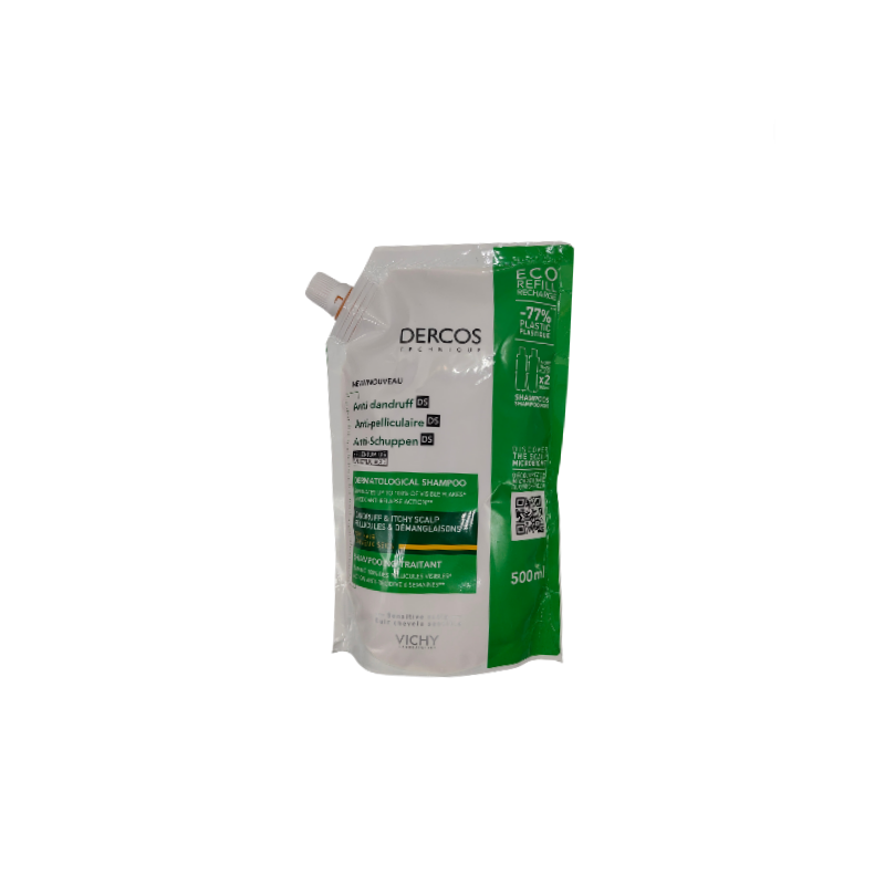 confezione di Vichy Dercos Sensisol Shampoo Anti Forfora per Capelli Secchi 500 ml confezione di Vichy Dercos Sensisol Shampoo Anti Forfora per Capelli Secchi 500 ml