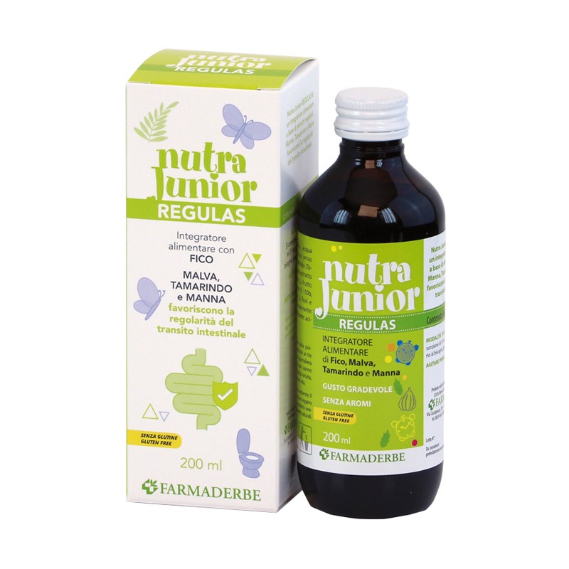 Nutra Junior Regulas per Transito Intestinale 200 ml Nutra Junior Regulas per Transito Intestinale 200 ml