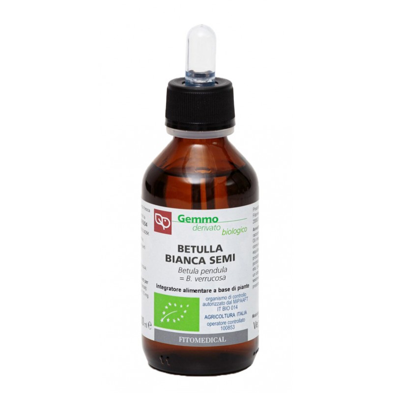 Betulla Bianca Semi Macerato Glicerico Bio per Diuresi e Depurazione 100 ml Betulla Bianca Semi Macerato Glicerico Bio per Diuresi e Depurazione 100 ml