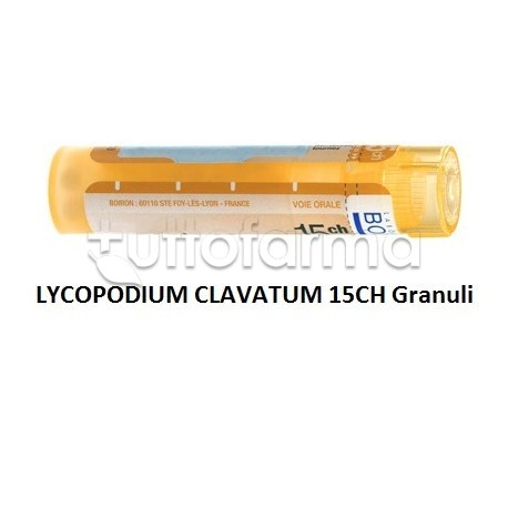 Boiron Lycopodium Clavatum 15CH Granuli Omeopatici Tubo da 4gr