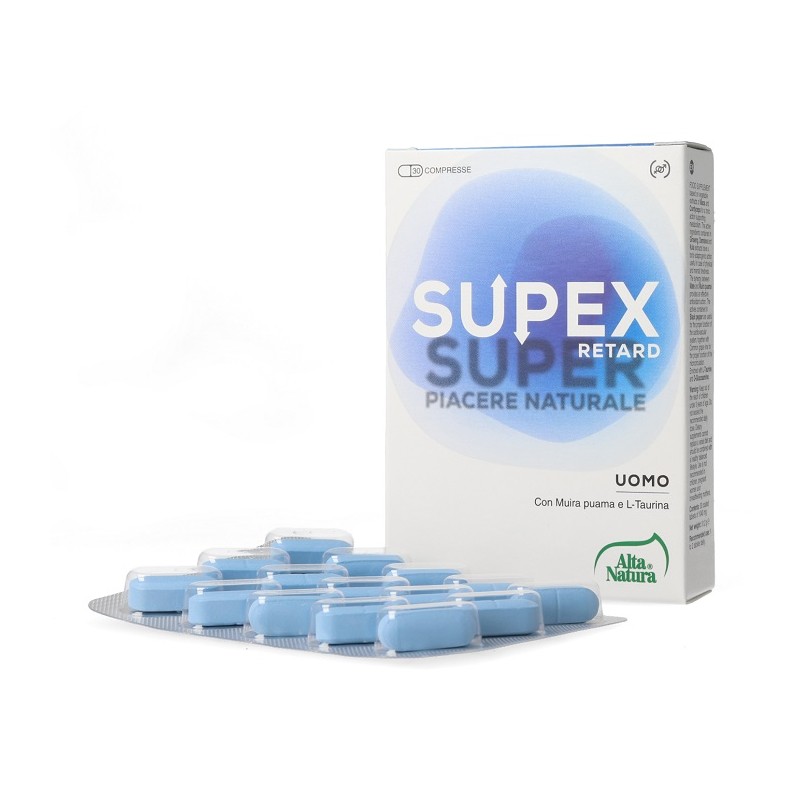 Supex Retard Uomo per Metabolismo e Energia 30 Compresse da 1,04g Supex Retard Uomo per Metabolismo e Energia 30 Compresse da 1,04g