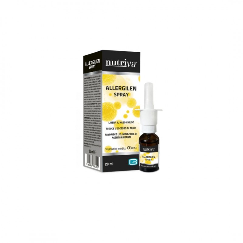 Confezione di di Nutriva Allergilen Spray per Respirazione 20 ml Confezione di di Nutriva Allergilen Spray per Respirazione 20 ml