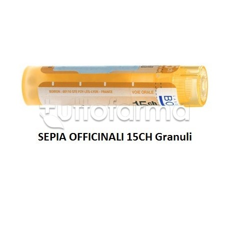 Boiron Sepia Officinalis 15CH Granuli Omeopatici Tubo da 4gr Boiron Sepia Officinalis 15CH Granuli Omeopatici Tubo da 4gr
