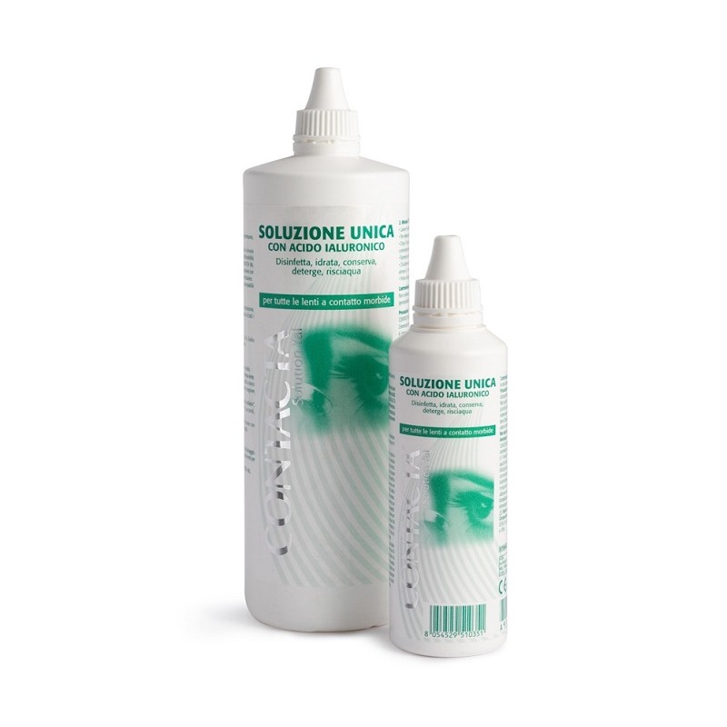 Formato convenienza Contacta Soluzione Unica Acido Ialuronico Lenti a Contatto 2x360ml