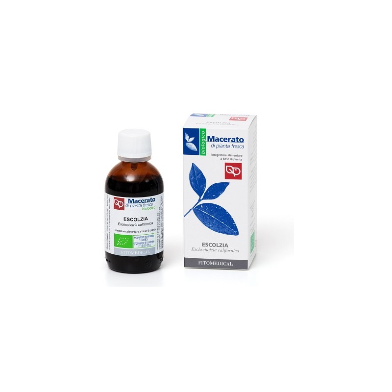 Escolzia Tintura Madre Bio per Rilassamento e Sonno 50 ml Escolzia Tintura Madre Bio per Rilassamento e Sonno 50 ml