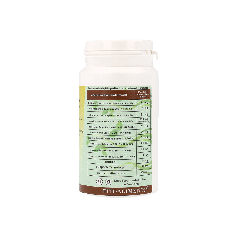 Euronatur Floral Integratore per Flora Batterica Intestinale 60 Capsule