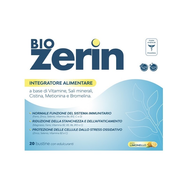 Biozerin Integratore per Stanchezza 20 Bustine Biozerin Integratore per Stanchezza 20 Bustine