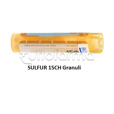 Boiron Sulfur 15CH Granuli Omeopatici Tubo da 4gr