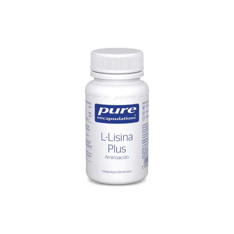 confezione di Pure Encapsulation L-Lisina Plus Integratore per Sistema Immunitario 30 Capsule confezione di Pure Encapsulation L-Lisina Plus Integratore per Sistema Immunitario 30 Capsule
