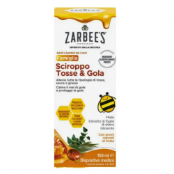 confezione di Zarbee's Famiglia Sciroppo con Miele per Tosse e Gola Irritata 120 ml confezione di Zarbee's Famiglia Sciroppo con Miele per Tosse e Gola Irritata 120 ml