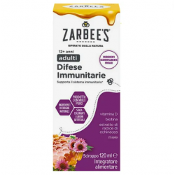 confezione di Zarbee's Adulti Sciroppo con Miele per Difese Immunitarie 120 ml