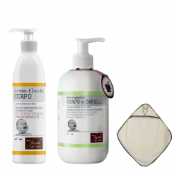 Fiocchi di Riso Cofanetto Bagnetto Crema Corpo Fluida 240 ml + Detergente Corpo e Capelli 400 ml Fiocchi di Riso Cofanetto Bagnetto Crema Corpo Fluida 240 ml + Detergente Corpo e Capelli 400 ml