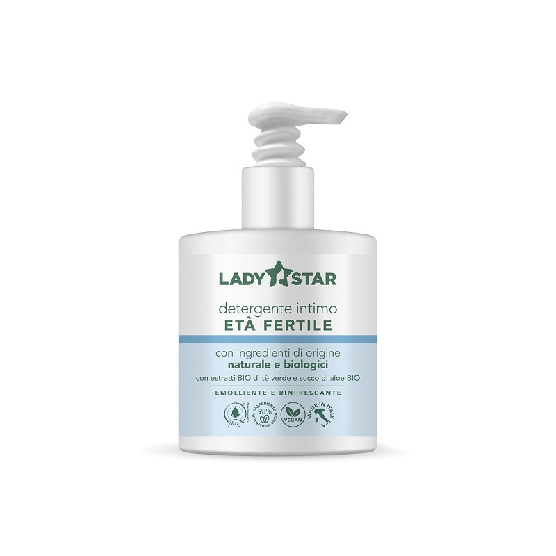 Ladystar Detergente Intimo Donna Fertile per Igiene Intima 300ml Ladystar Detergente Intimo Donna Fertile per Igiene Intima 300ml