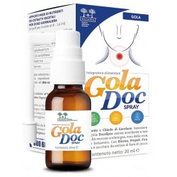 confezione di Salugea GolaDoc Spray Gola e Voce 20ml confezione di Salugea GolaDoc Spray Gola e Voce 20ml