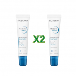 2 Confezioni di Bioderma Atoderm Balsamo Labbra Riparatore 15 ml 2 Confezioni di Bioderma Atoderm Balsamo Labbra Riparatore 15 ml