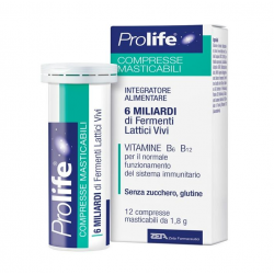 Prolife Compresse Masticabili Integratore Fermenti Lattici 12 Compresse Masticabili Prolife Compresse Masticabili Integratore Fermenti Lattici 12 Compresse Masticabili