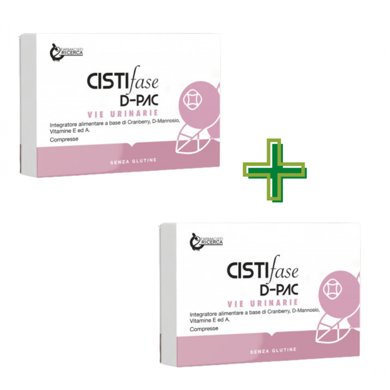 FPR Cistifase D-PAC Integratore Naturale per Cistite 14 Compresse + CONFEZIONE OMAGGIO FPR Cistifase D-PAC Integratore Naturale per Cistite 14 Compresse + CONFEZIONE OMAGGIO
