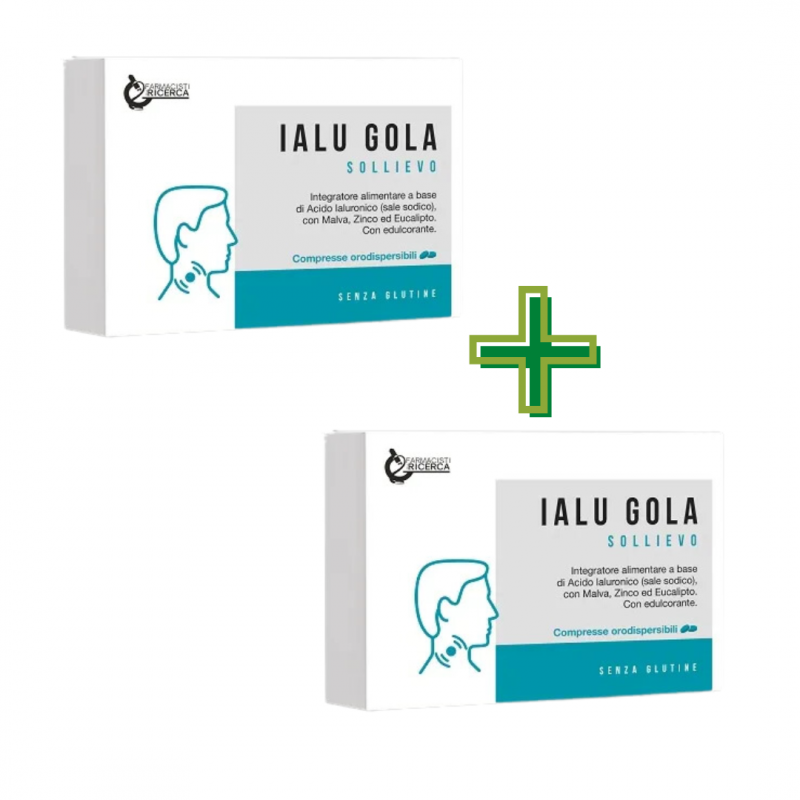 FPR Ialu Gola Sollievo per Mal di Gola 20 Compresse + CONFEZIONE OMAGGIO FPR Ialu Gola Sollievo per Mal di Gola 20 Compresse + CONFEZIONE OMAGGIO