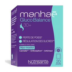 Manhaè Gluco Balance 30+ Integratore per Perdita di Peso 20 Bustine Manhaè Gluco Balance 30+ Integratore per Perdita di Peso 20 Bustine