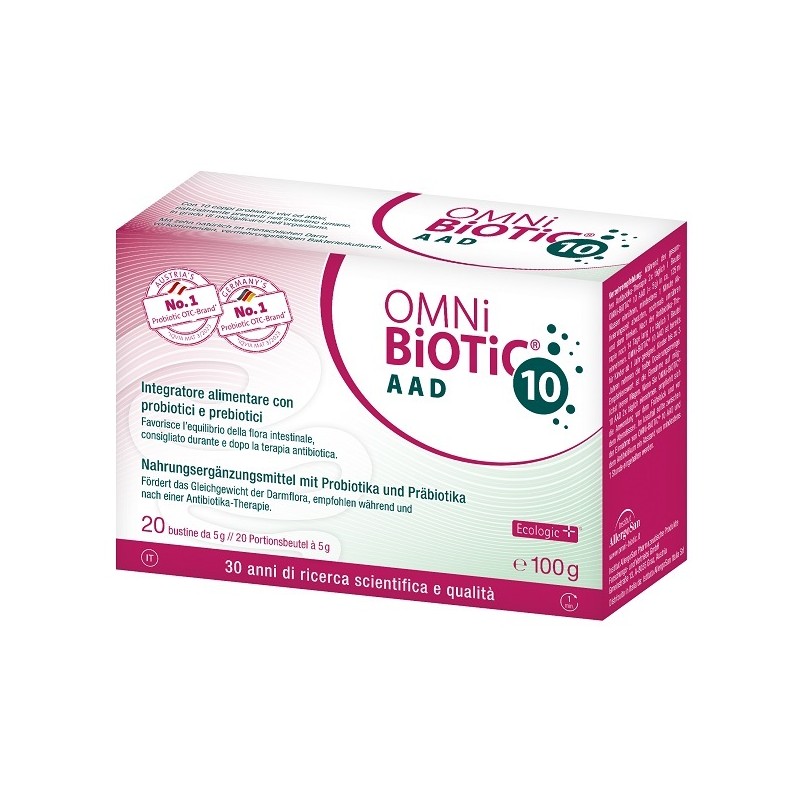 Omni Biotic 10 Aad Kids per Equilibrio Intestinale 20 Bustine