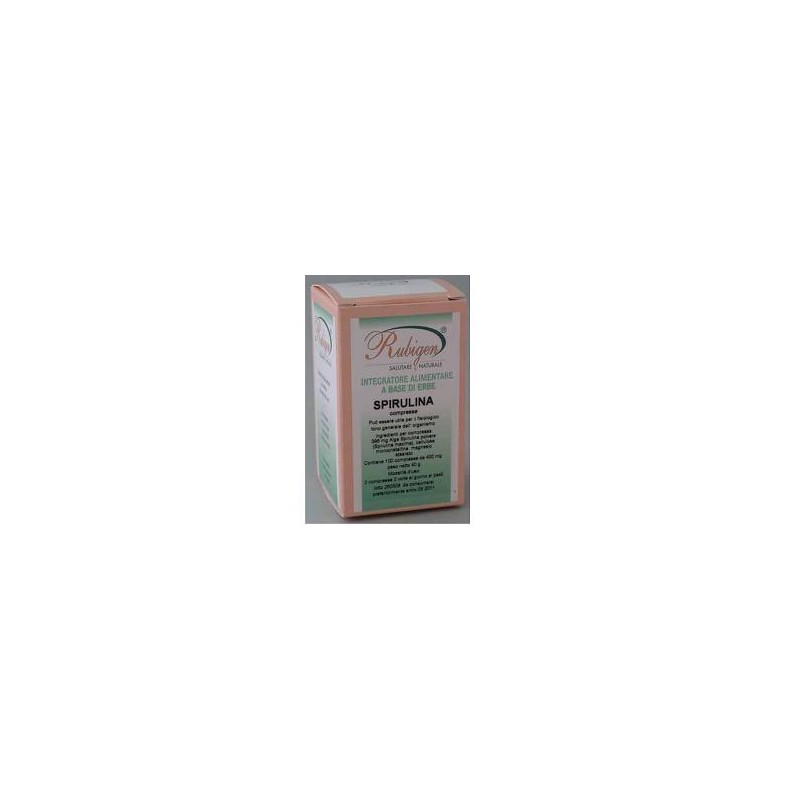 Rubigen Spirulina per Supporto Energetico 100 Compresse Rubigen Spirulina per Supporto Energetico 100 Compresse